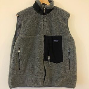 Vintage Patagonia x Deep Pile Fleece Zip Vest